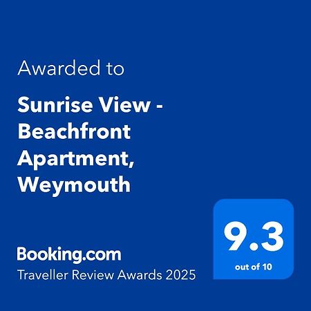 Sunrise View - Beachfront Apartment, ويموث المظهر الخارجي الصورة